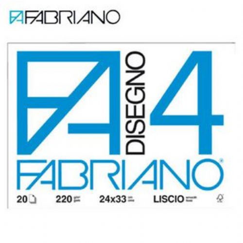 FABRIANO F4 BLOCCO 24X33 LISCIO 220GR 20FG 5200597